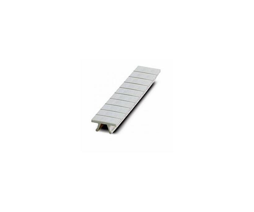 Zack marker strip, white, for terminal block width: 5.2mm, lettering field size: 5.1mm x 10.5mm (10 